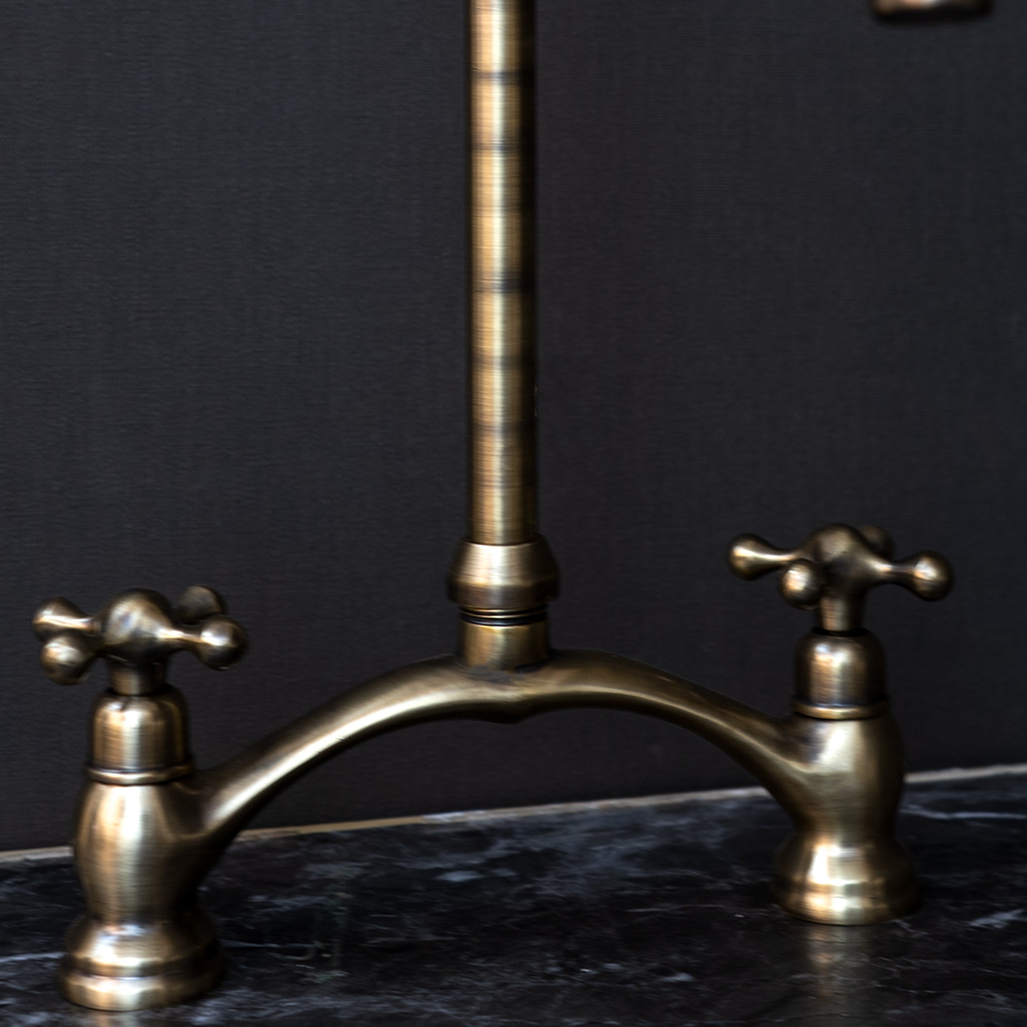 Oil Rubbed Bronze Kitchen Bridge Faucet Vectorian Style