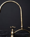 Oil Rubbed Bronze Kitchen Bridge Faucet Vectorian Style