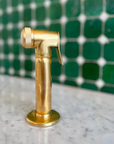 Solid Brass Kitchen Sprayer - Side Sprayer Faucet