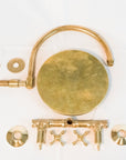 Rainfall Brass Shower System With Victorian Arm