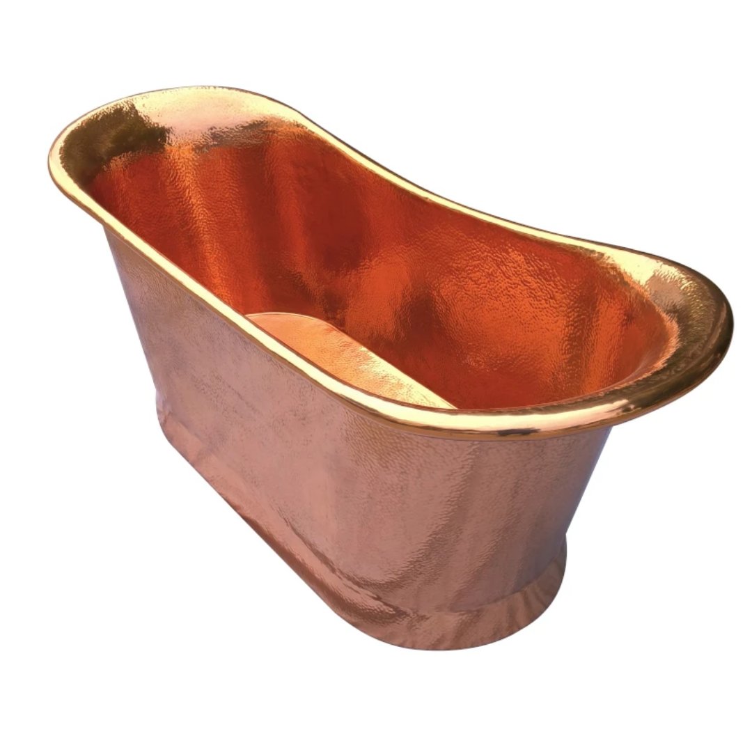 Copper Bathtub , High-Quality 16 gauge copper bathtub for luxurious bathroom