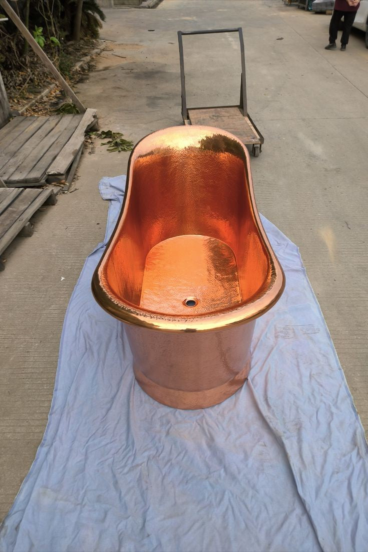 Copper Bathtub , High-Quality 16 gauge copper bathtub for luxurious bathroom