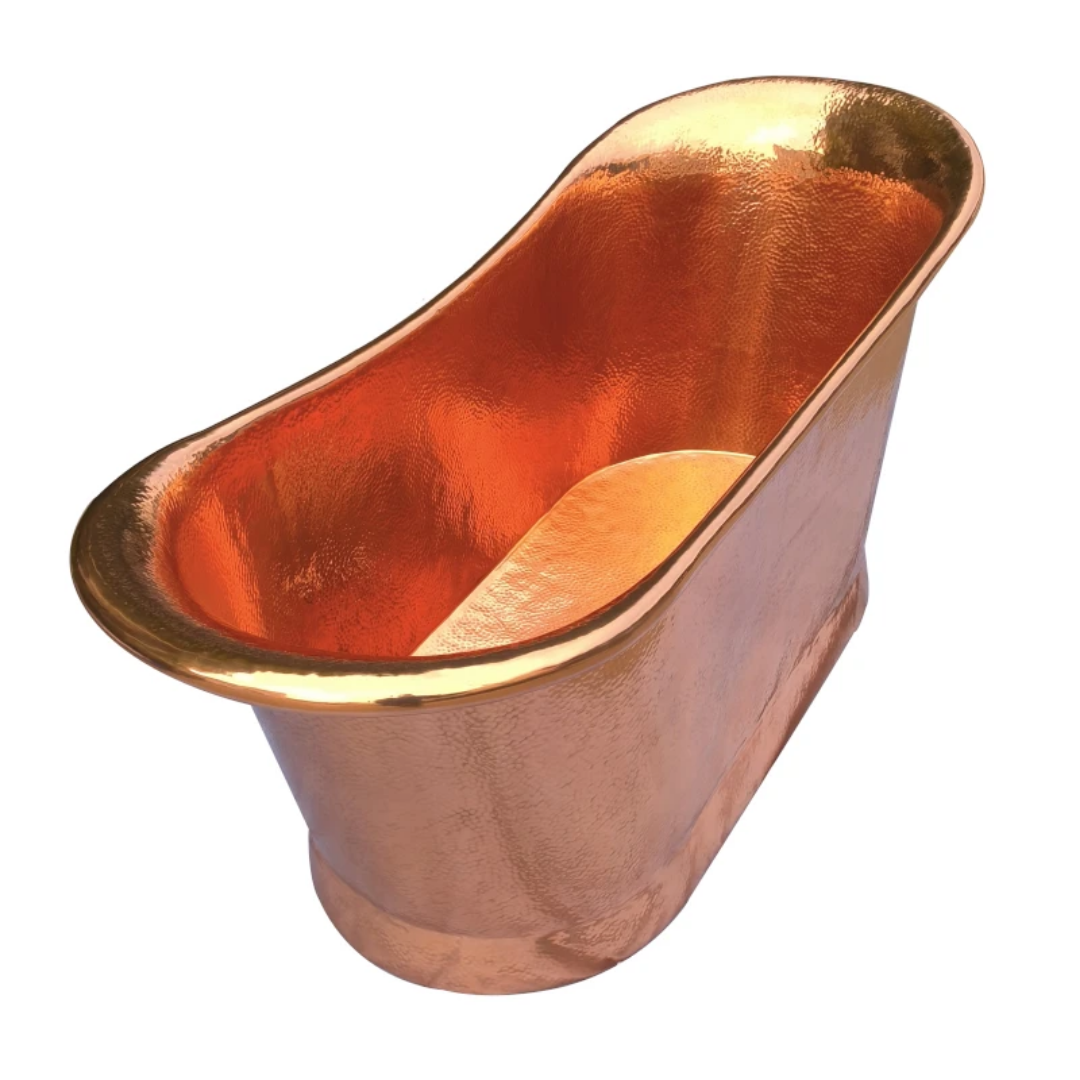 Copper Bathtub , High-Quality 16 gauge copper bathtub for luxurious bathroom