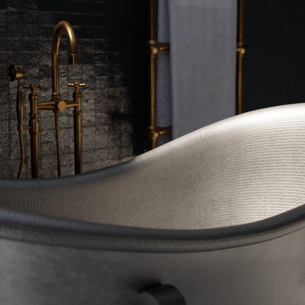 Satin Copper Bathtub