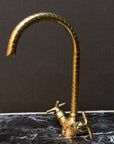 Single Hole Gooseneck Faucet