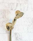 Solid Brass Shower System With Handheld Shower