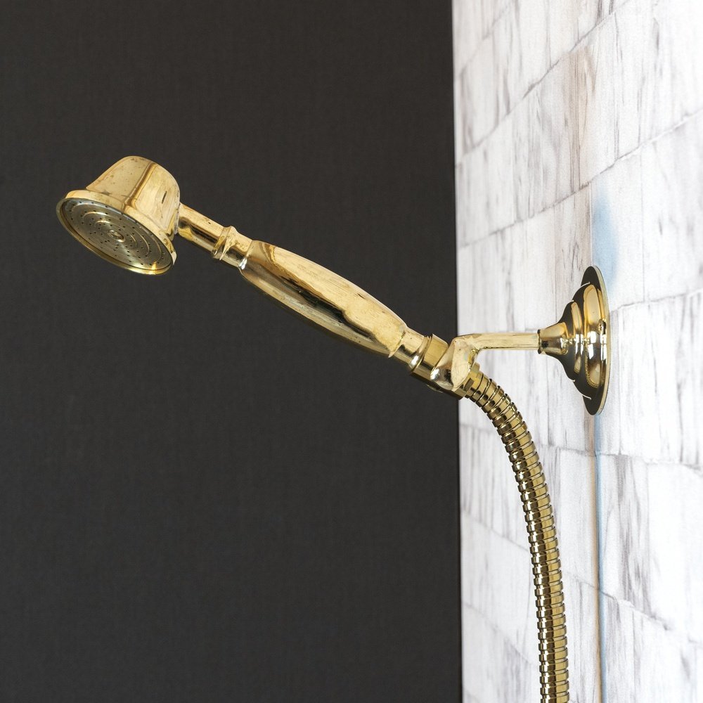 Solid Brass Shower System With Handheld Shower