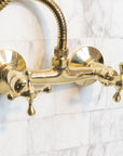 Solid Brass Shower System With Handheld Shower