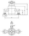 Traditional Dual Control Exposed Thermostatic Shower Set