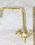 Unlacquered Brass Bathroom Faucet