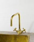 Unlacquered Brass Bathroom Faucet