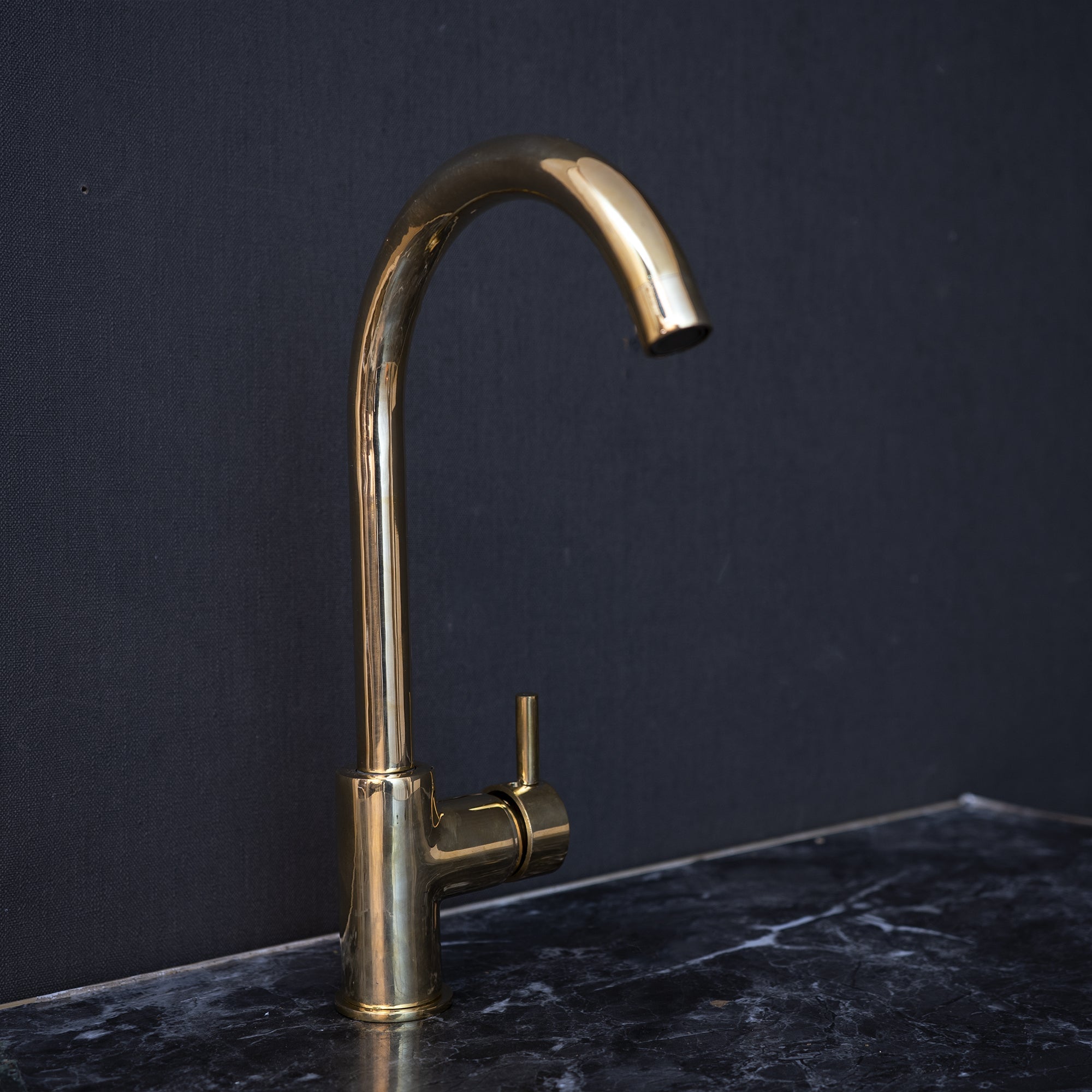 Unlacquered Brass Faucet 360 Degree