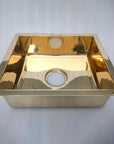 Unlacquered Brass Kitchen Sink