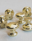 Unlacquered Brass knobs