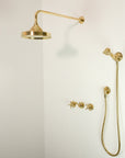 Luxury Brass Shower Set