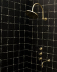 Unlacquered Brass Solid Brass Shower Head And Tub Filller