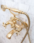 Unlacquered Brass Bath Tub Filler