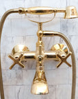 Unlacquered Brass Bath Tub Filler