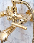 Unlacquered Brass Bath Tub Filler