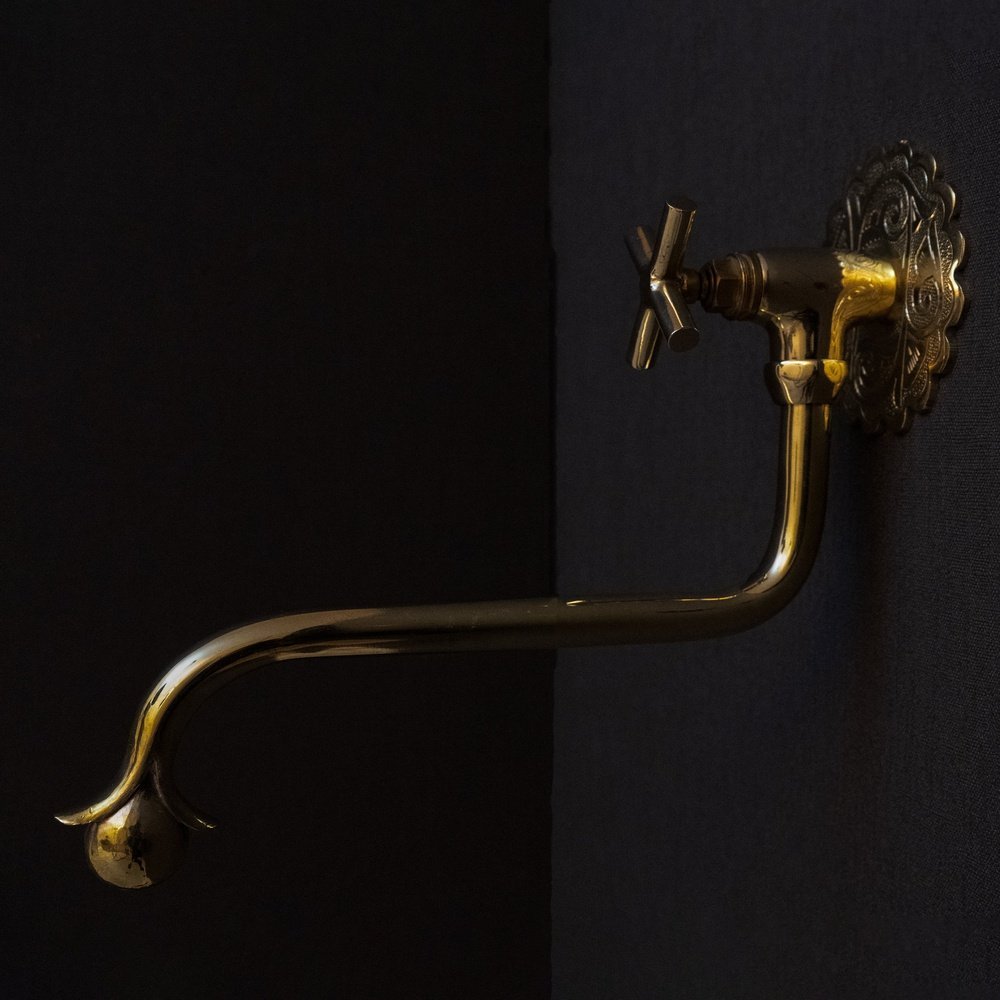 Unlacquered Brass Wash Foot Faucet