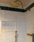 Unlacquered Brass Shower System