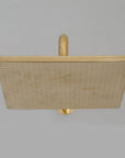 Unlacquered Brass Square ShowerHead