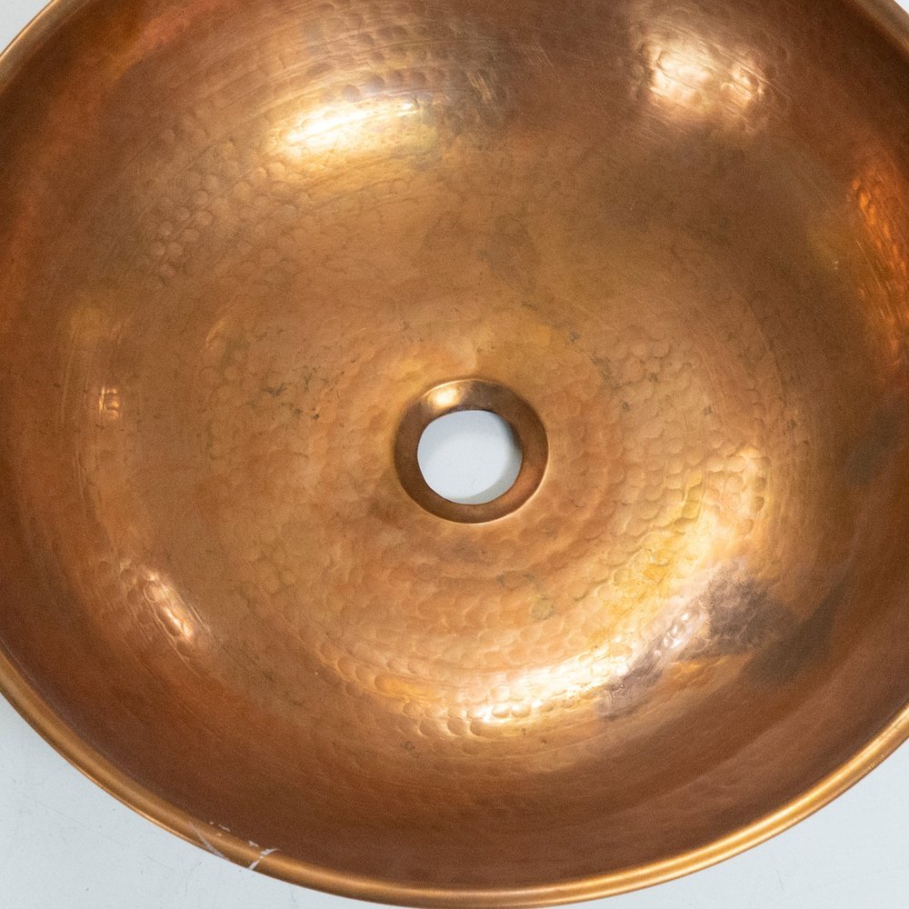 Vessel Sink Copper and Wood