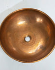 Vessel Sink Copper and Wood